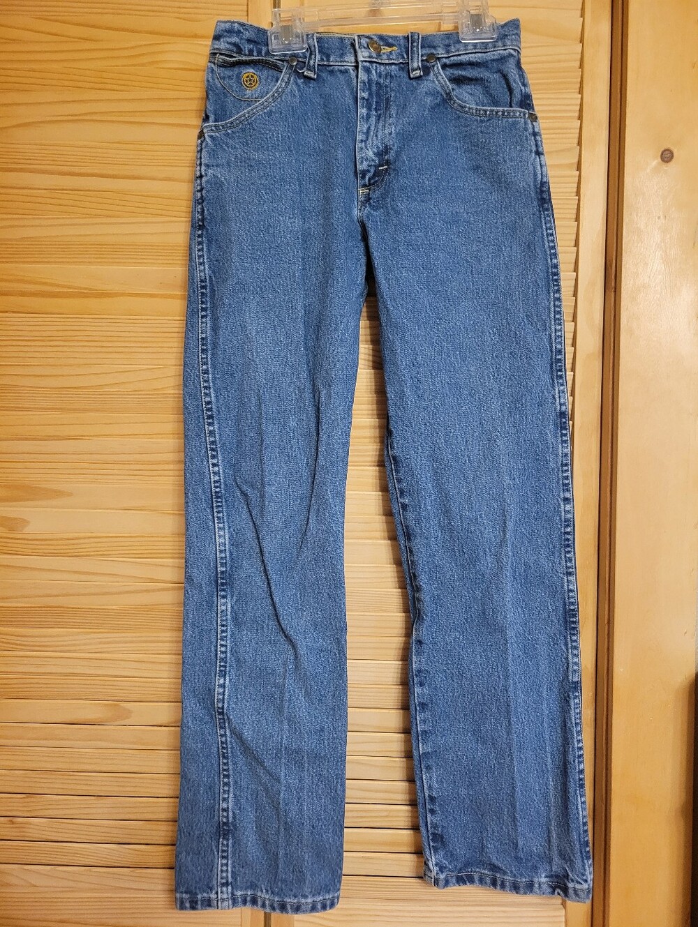 Wrangler Jeans Boys 16 slim Blue Denim Retro 1013BGSHD Cowboy Western